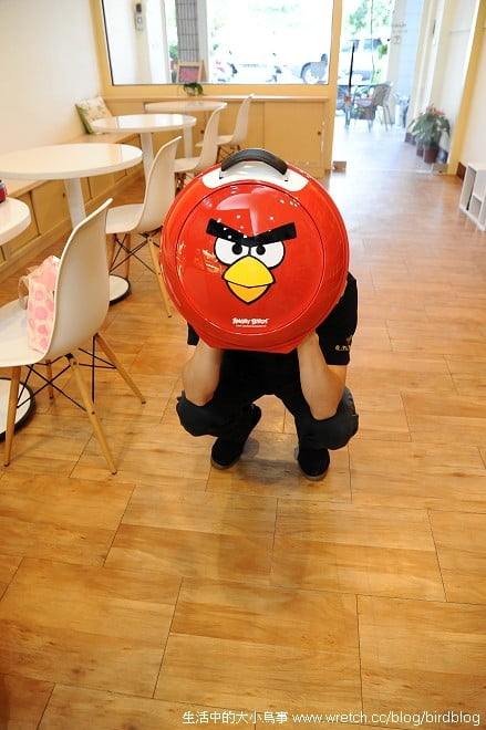 1379024390 2801634591 Angry Bird造型小行李箱妙體驗【鳥夫人】
