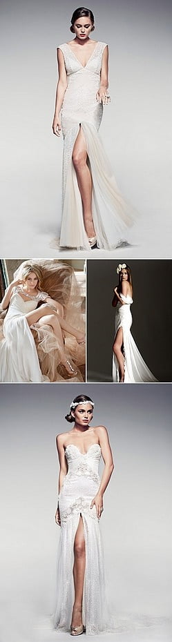 02-Short-wedding-dress-split-front