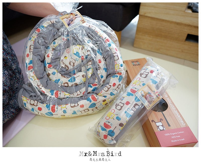 2017 10 12 221747 給寶寶最舒服的。以色列設計品牌 Mezoome有機棉舒適被 & 床圍(蛇圍)