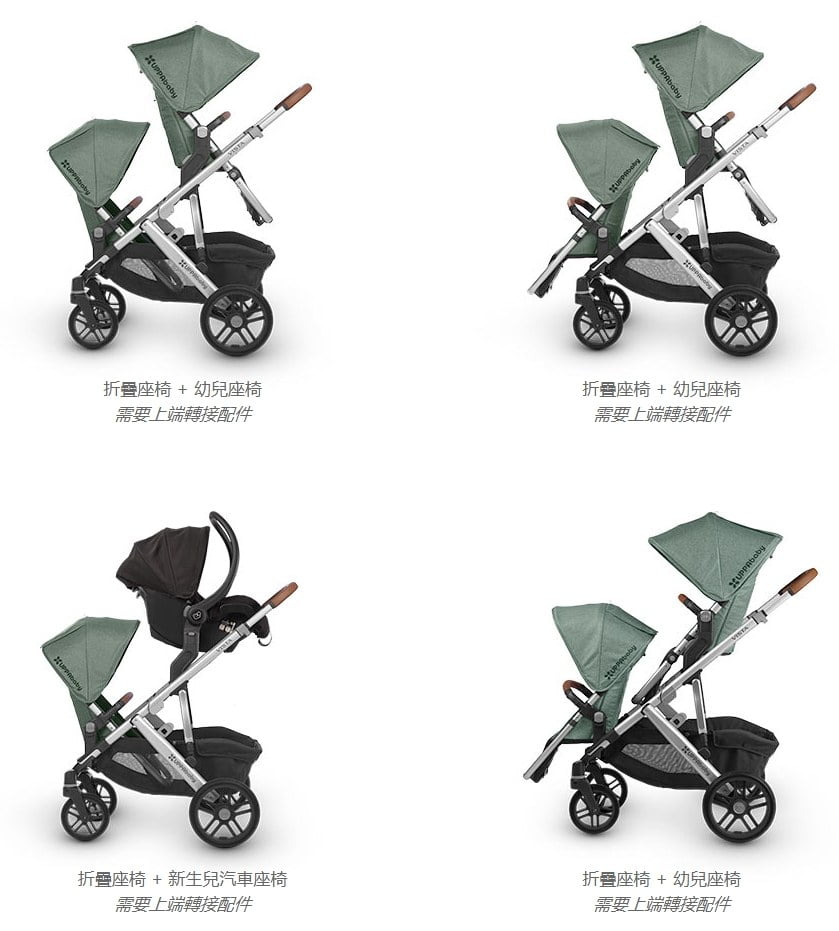 2019 06 10 165937 歐美好萊塢明星御用夢幻推車。美國 UPPAbaby VISTA-大寶+二寶(最多到三寶)適用