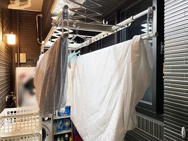 2020 10 02 003602 鳥家裝潢&傢俱分享。HCG和成旗艦烘乾款電動曬衣機=曬衣架+烘衣機(大小陽台都適用)