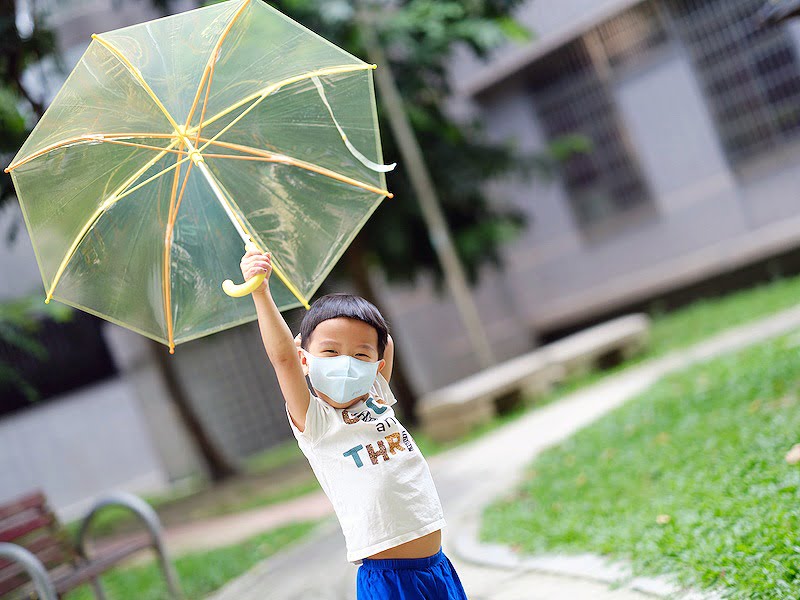 2021 08 24 155341 讓孩子因為想要用『雨傘』而期待下雨的一把傘。Caetla 環保透明傘