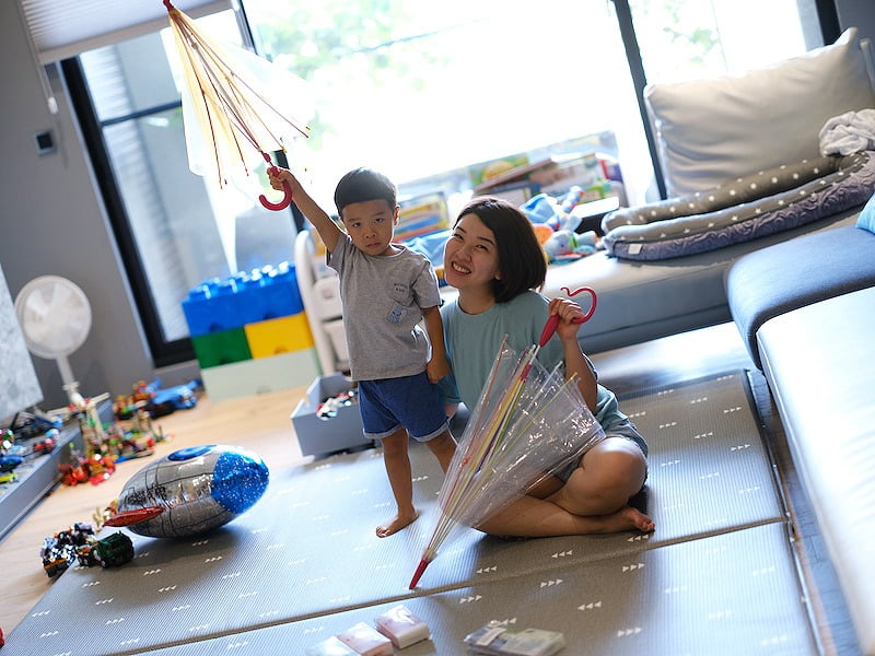 2021 08 24 155410 讓孩子因為想要用『雨傘』而期待下雨的一把傘。Caetla 環保透明傘