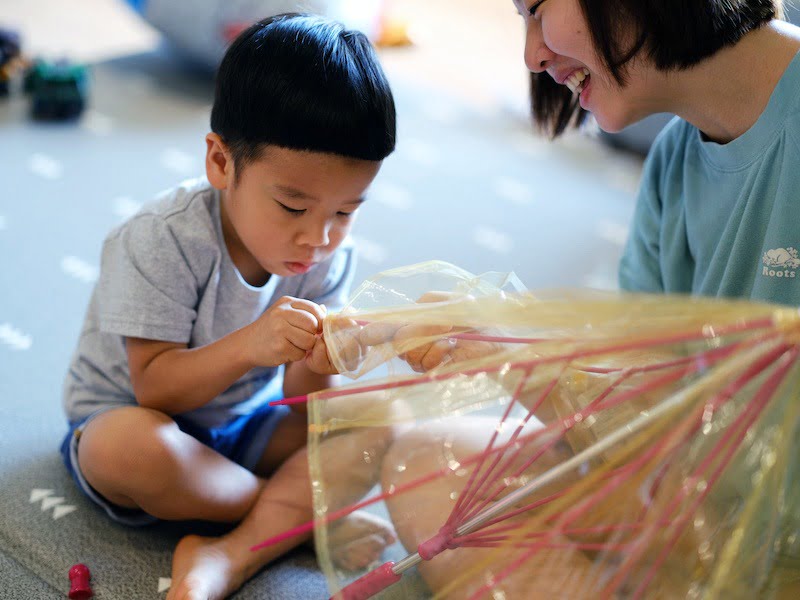 2021 08 24 155432 讓孩子因為想要用『雨傘』而期待下雨的一把傘。Caetla 環保透明傘