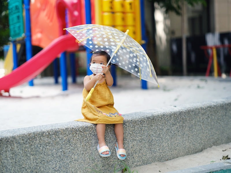 2021 08 24 155437 讓孩子因為想要用『雨傘』而期待下雨的一把傘。Caetla 環保透明傘