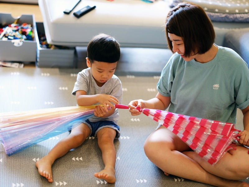 2021 08 24 155447 讓孩子因為想要用『雨傘』而期待下雨的一把傘。Caetla 環保透明傘