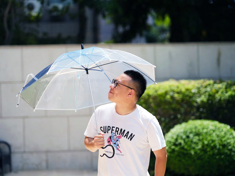 2021 08 24 155452 讓孩子因為想要用『雨傘』而期待下雨的一把傘。Caetla 環保透明傘