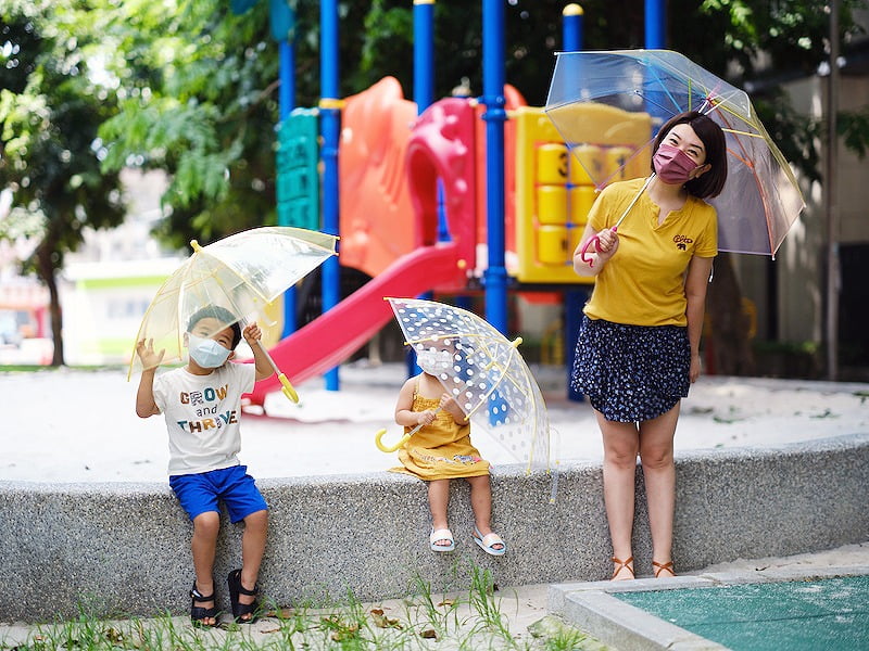 2021 08 24 155500 讓孩子因為想要用『雨傘』而期待下雨的一把傘。Caetla 環保透明傘