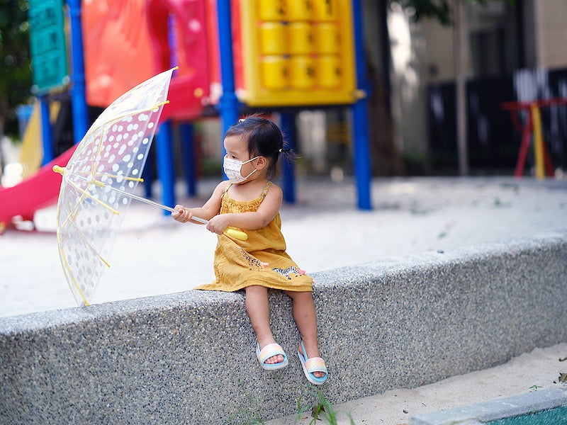 2021 08 24 155530 讓孩子因為想要用『雨傘』而期待下雨的一把傘。Caetla 環保透明傘
