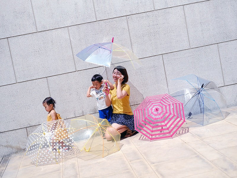 2021 08 24 155540 讓孩子因為想要用『雨傘』而期待下雨的一把傘。Caetla 環保透明傘