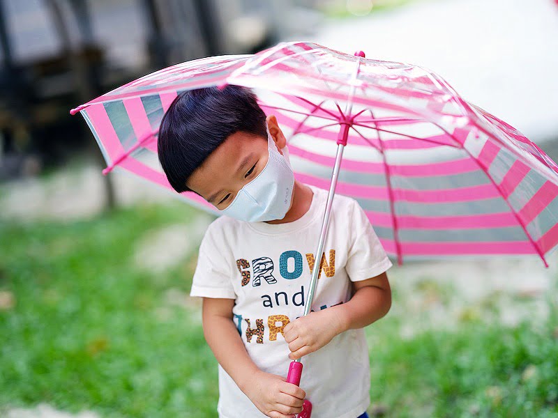 2021 08 24 155604 讓孩子因為想要用『雨傘』而期待下雨的一把傘。Caetla 環保透明傘